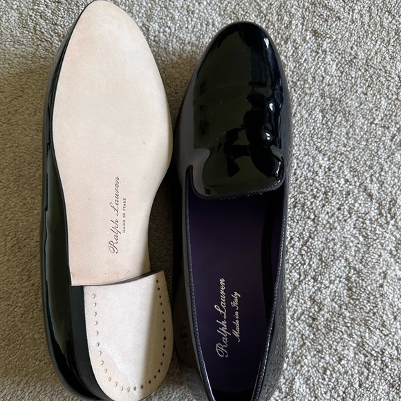 Ralph Lauren Purple Label - Patent Black Leather main image 5
